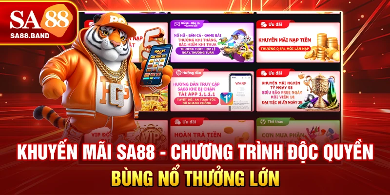 Tìm đến các khuyến mãi SA88 đặc biệt khác